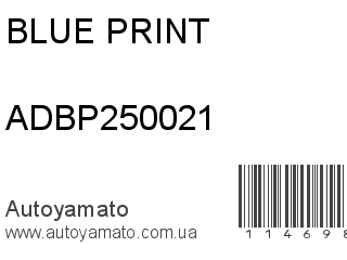 Фильтр салона ADBP250021 (BLUE PRINT)